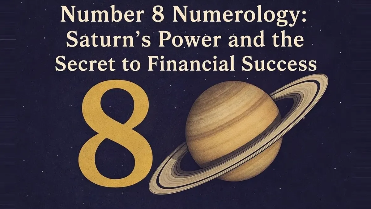 Number 8 Numerology: Saturn's Power and the Secret to Financial Success